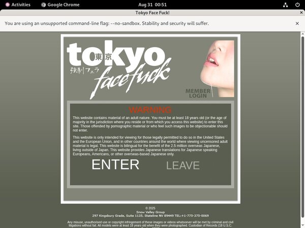 Access To Tokyofacefuck.com