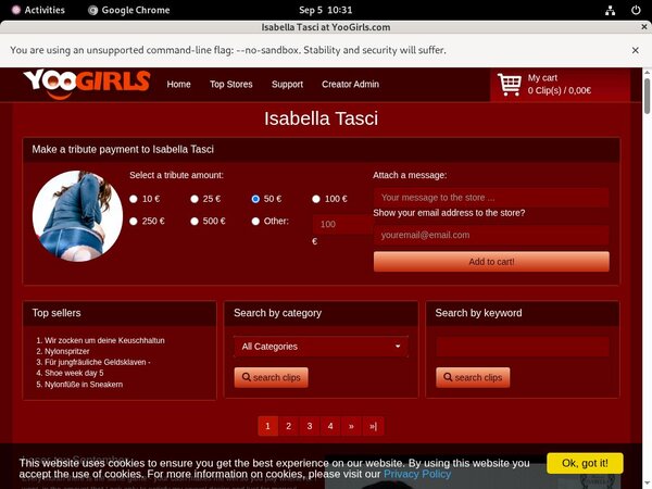 Accounts For IsabellaTasci