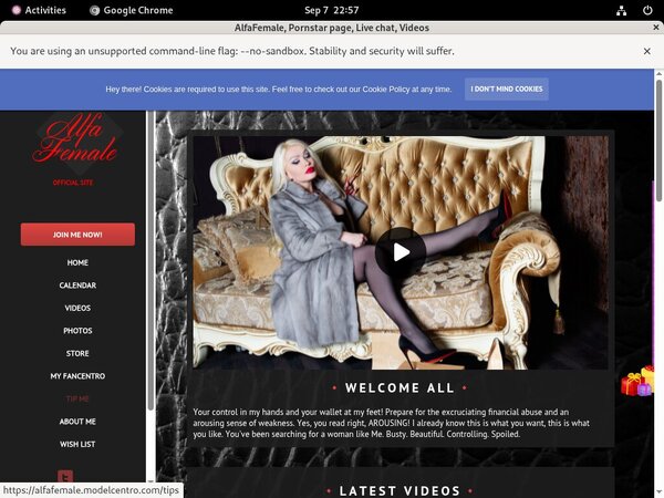 Alfafemale.modelcentro.com Premium Logins