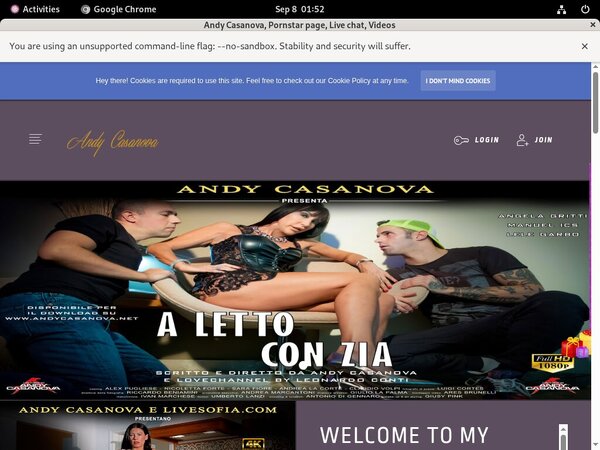 Andycasanova.net Discount Membership