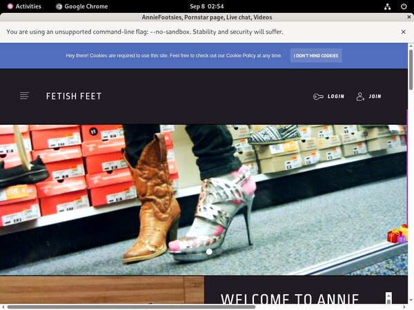 AnnieFootsies Free Sex