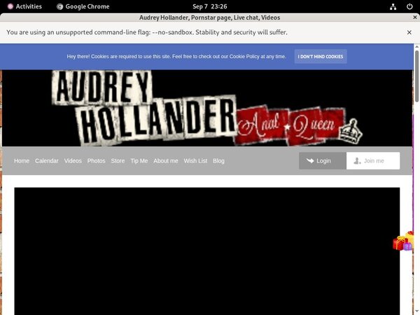 Audrey Hollander With No Credit Card