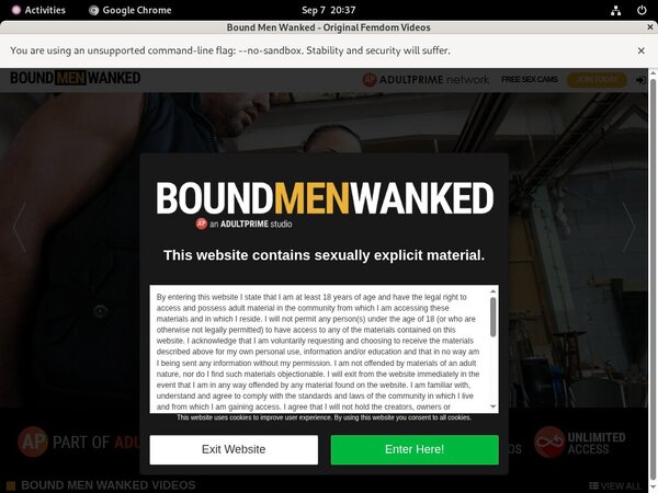 Boundmenwanked.com Password Premium
