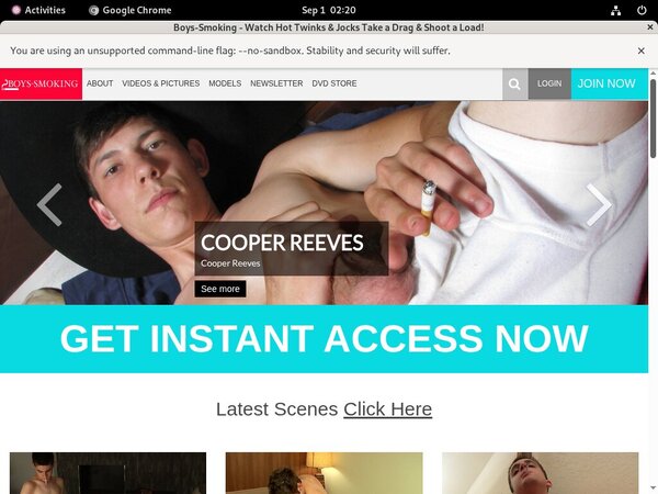 Boyssmoking Account Discount