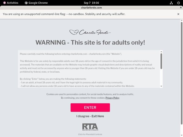 Charlieforde.com Login