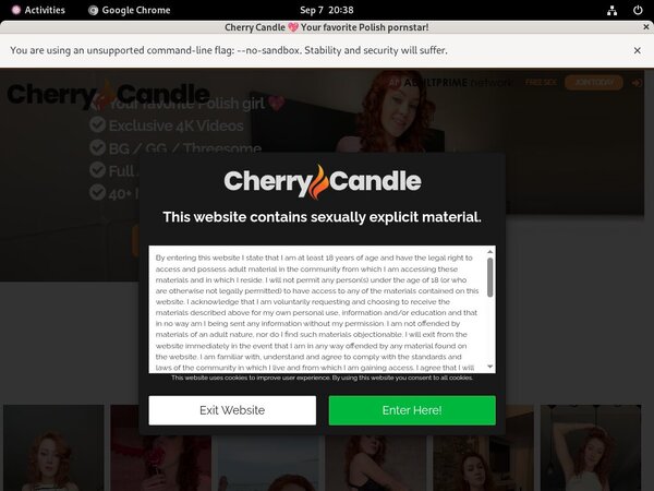 Cherry-candle.com Wnu.com Page