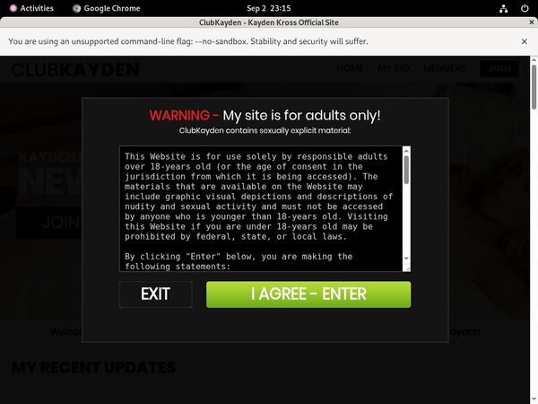 Clubkayden.com Paypal Order