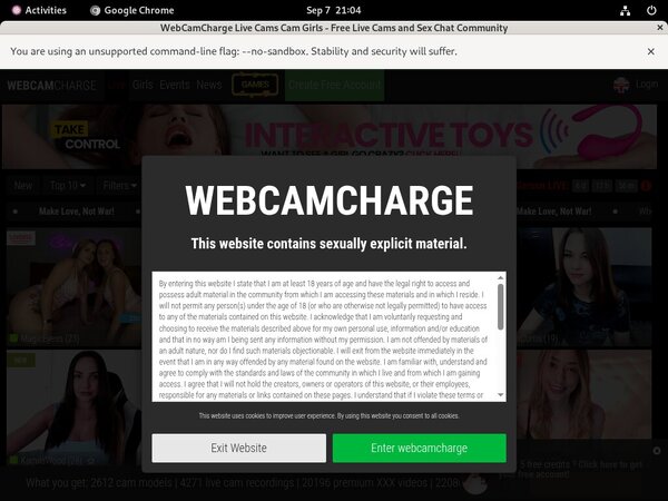 Com Webcamcharge Premium Accounts