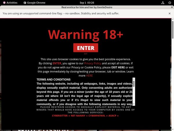 Create Gentle Desire Account