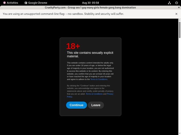 Crueltyparty Free Trial Access