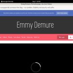 Emmy Demure Using Discount
