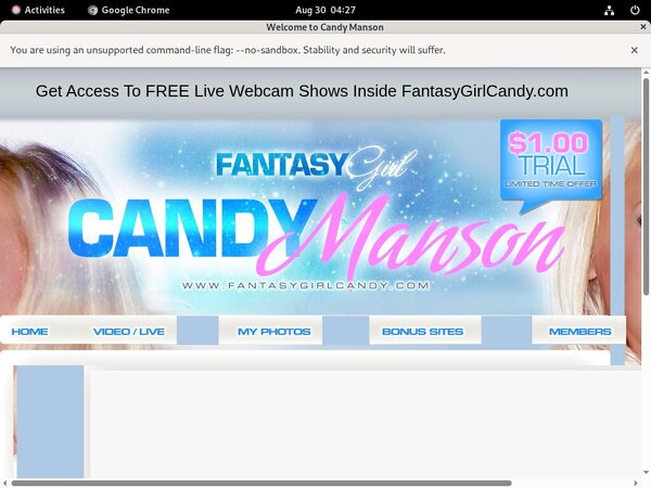 Fantasygirlcandy.com Porn Discounts