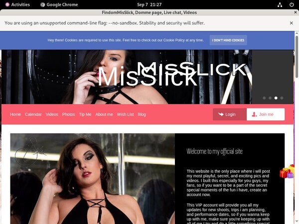 FindomMisSlick Promo Id