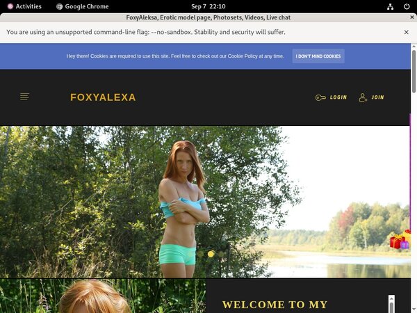 FoxyAleksa Sign In