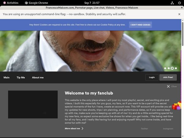 FrancescoMalcomcom Trial Sign Up