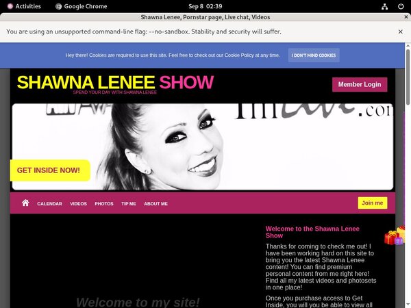 Free Account On Shawnaleneeshow.modelcentro.com