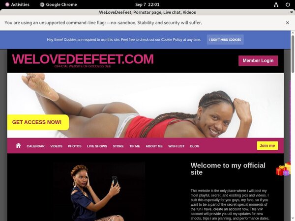 Free Accounts On Welovedeefeet
