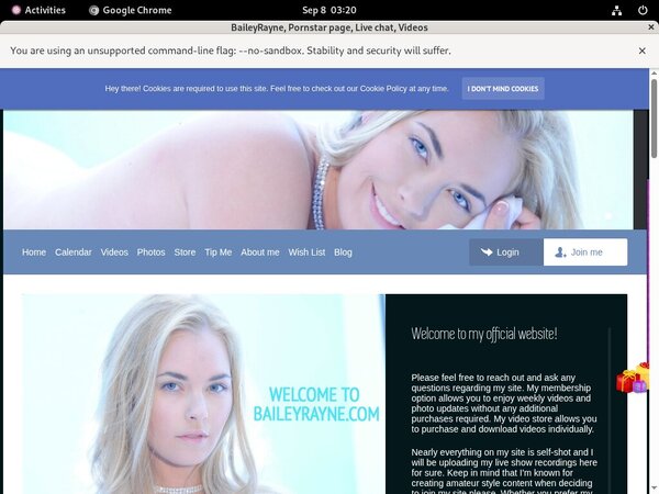 Free BaileyRayne Username And Password