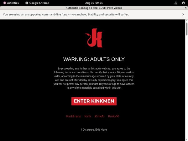 Free Kink Men Login Accounts