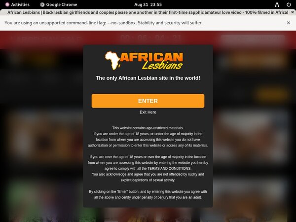 Free Passwords Africanlesbians.com