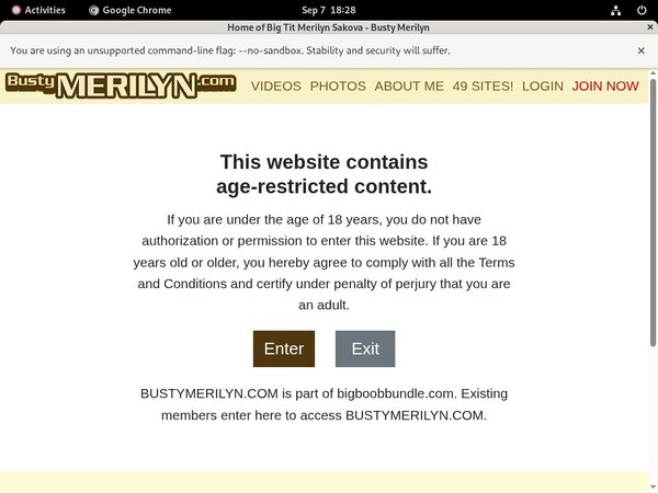 Free Passwords Bustymerilyn.com