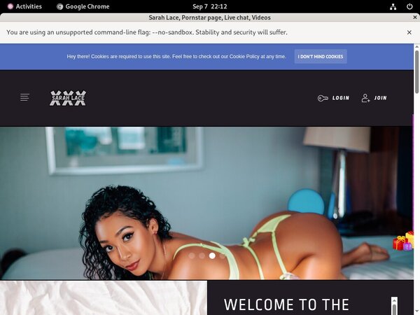 Free Sarah Lace Porn