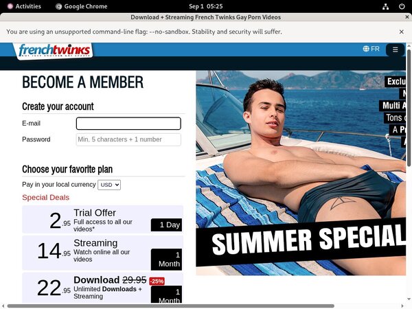 Frenchtwinks Account Online