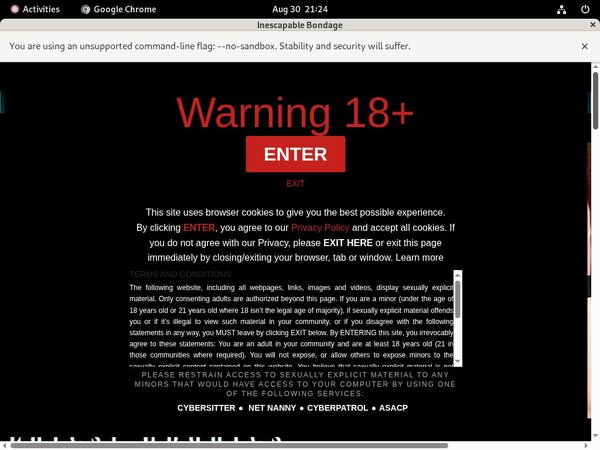 Inescapable Bondage Logins