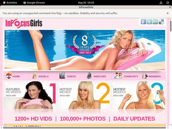 Infocusgirls Mobile Account