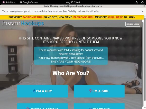 Instant Hookups Membership Trials