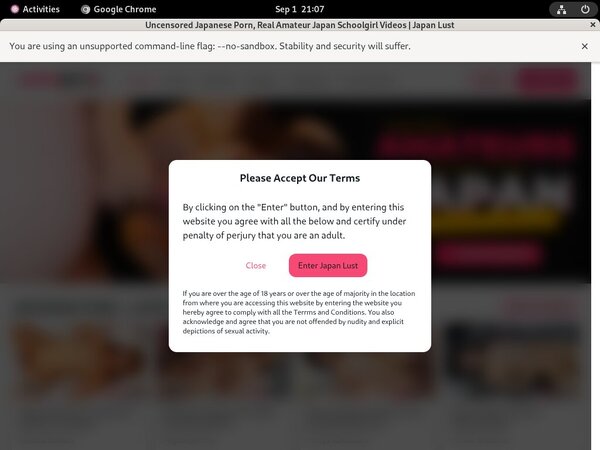 JapanLust User Name Password