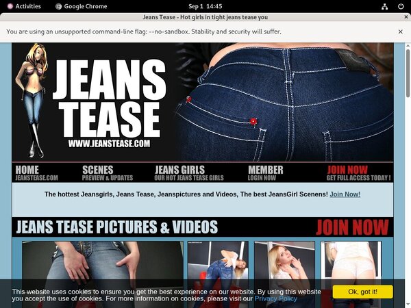 Jeanstease Sex Tube