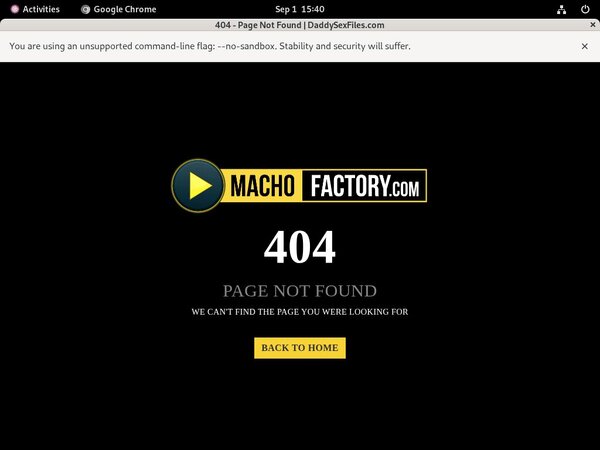 Machofactory.com Vendo