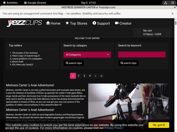 Mistress Jennifer Carter Image