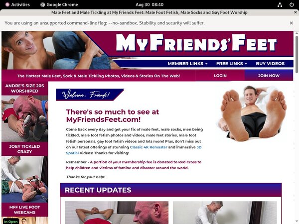 Myfriendsfeet.com Porn Pass