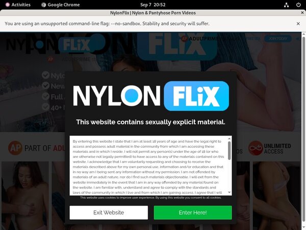 Nylon Flix Pro Biller Page