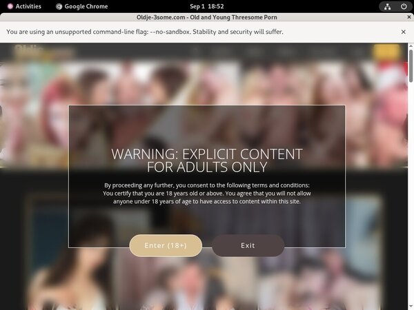 Oldje3some Nude Photos