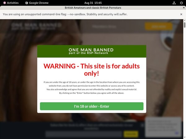 One Man Banned Nude Photos