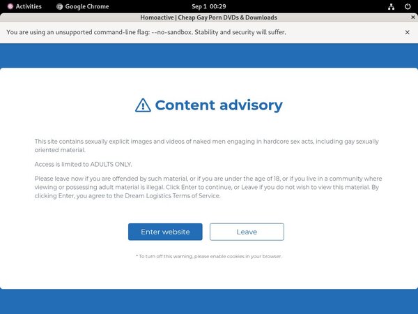 Password To Homoactive.com
