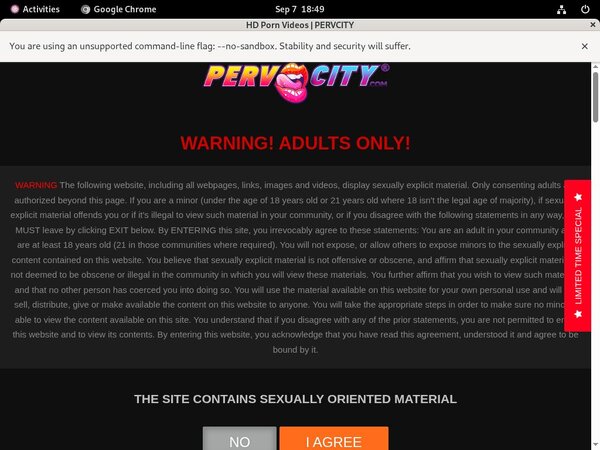 Pervcity.com Checkout