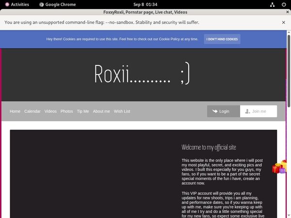 Premium Foxxyroxii Account Free
