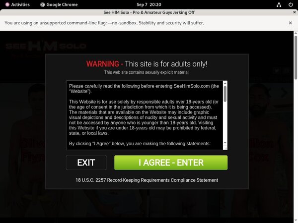 See Him Solo Password Details