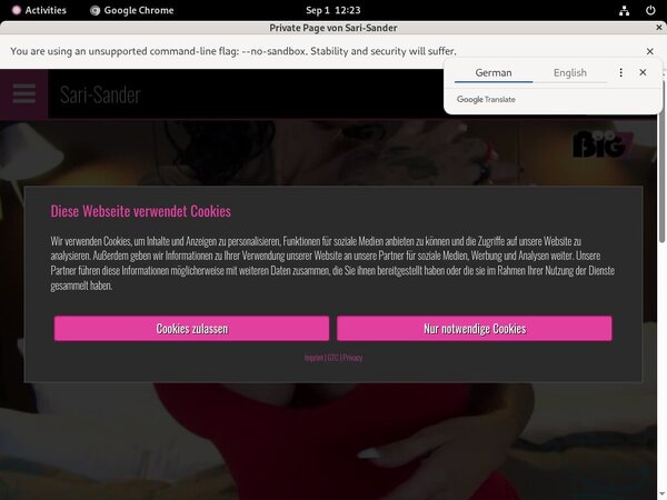 Special Sari Sander Trial