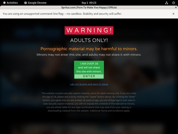 Spritzz.com Epoch Page