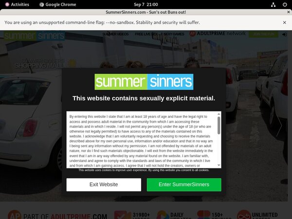 Summer Sinners Trailers