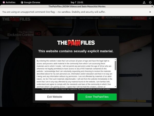 The Pain Files Join