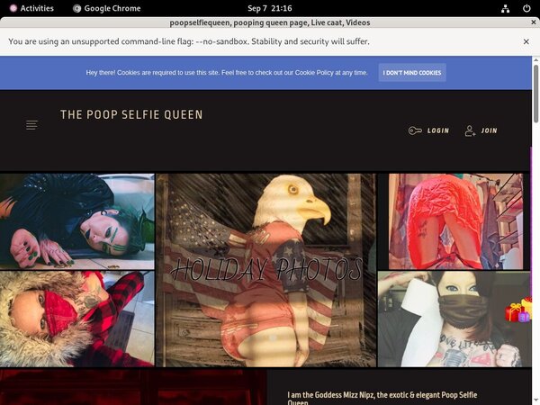 ThePoopSelfieQueen Network Password