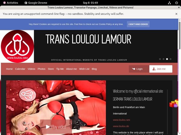 Trans Loulou Lamour New Account