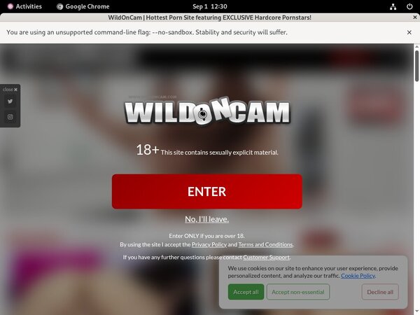 Wild On Cam Signup Discount