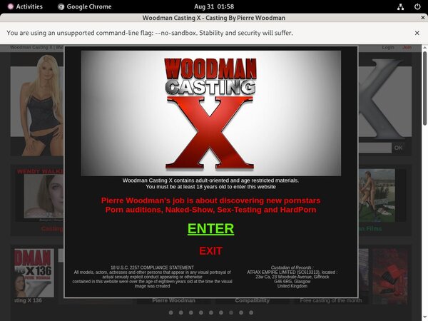 X Casting Woodman Free Trial